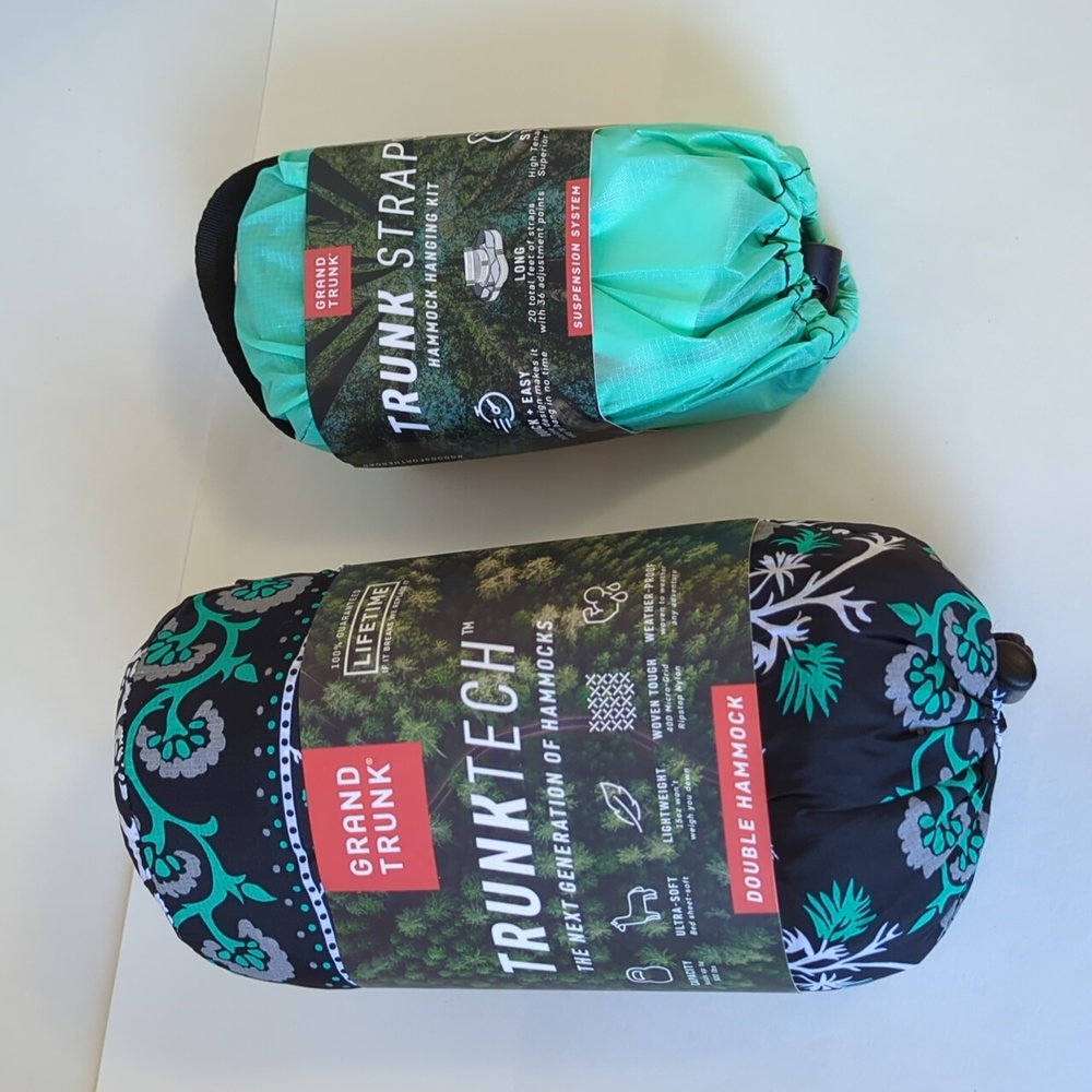 Grand Trunk Double TRUNKTECH HAMMOCK and Straps